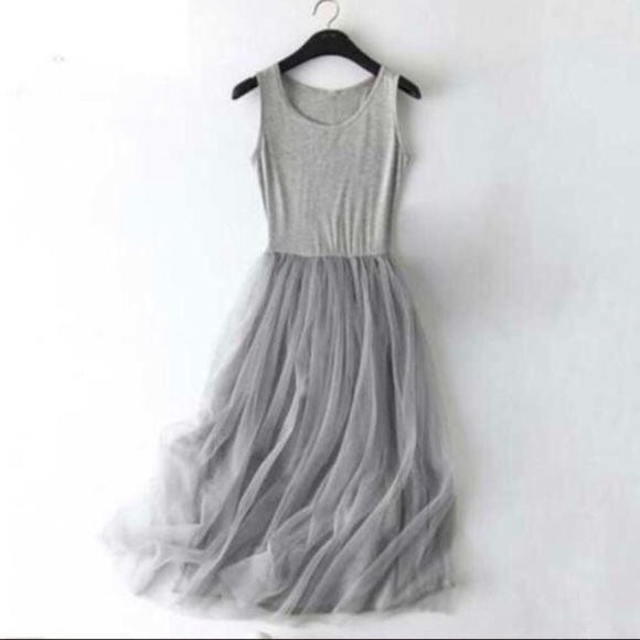 HOST PICK💙Cotton Tulle Layering Dress NAVY - Picture 6 of 8